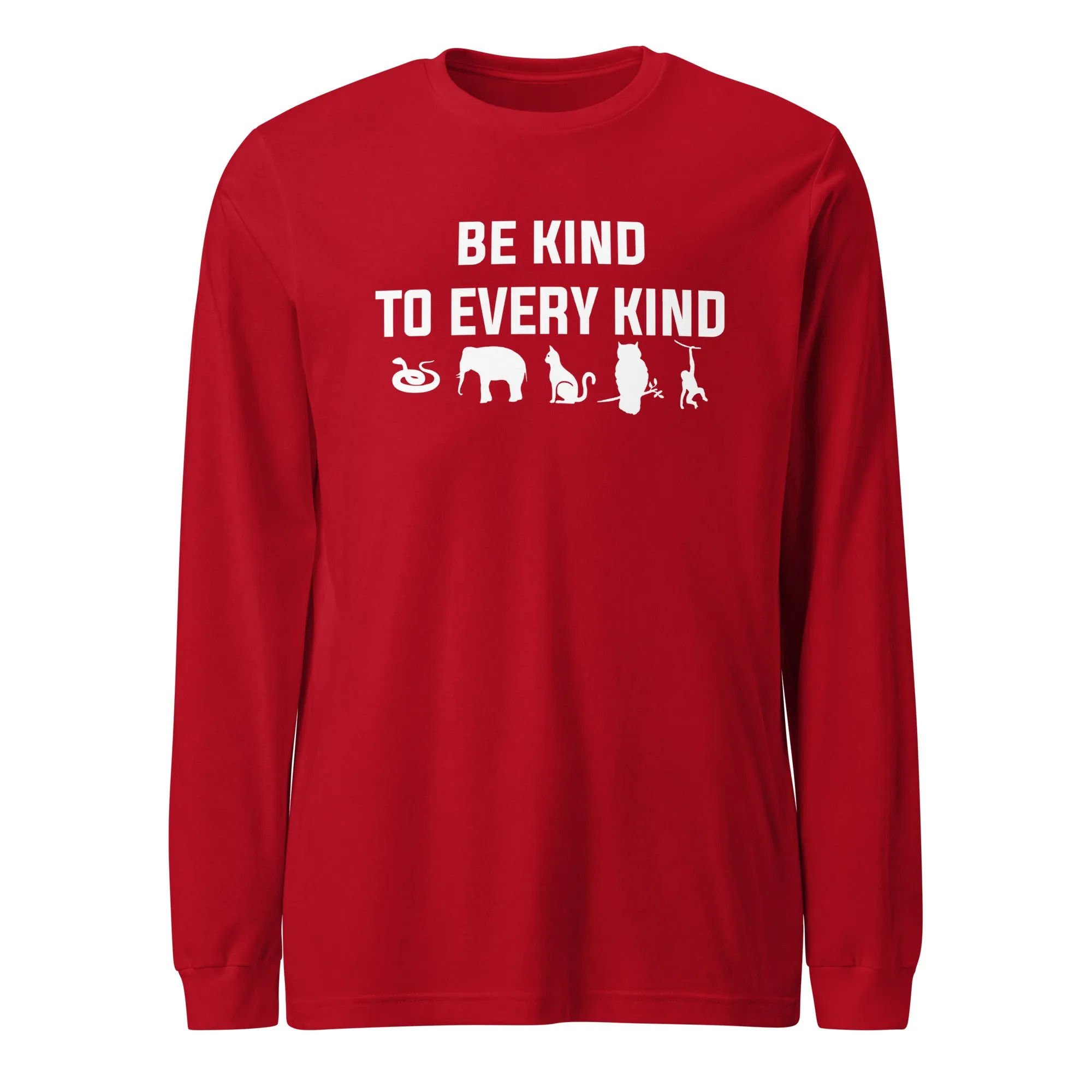 Be kind to every kind Unisex Long Sleeve Tee