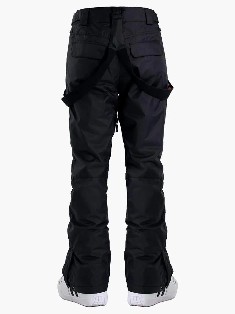 Black Thermal Warm High Waterproof Windproof Women's Ski Pants/Snow Pants