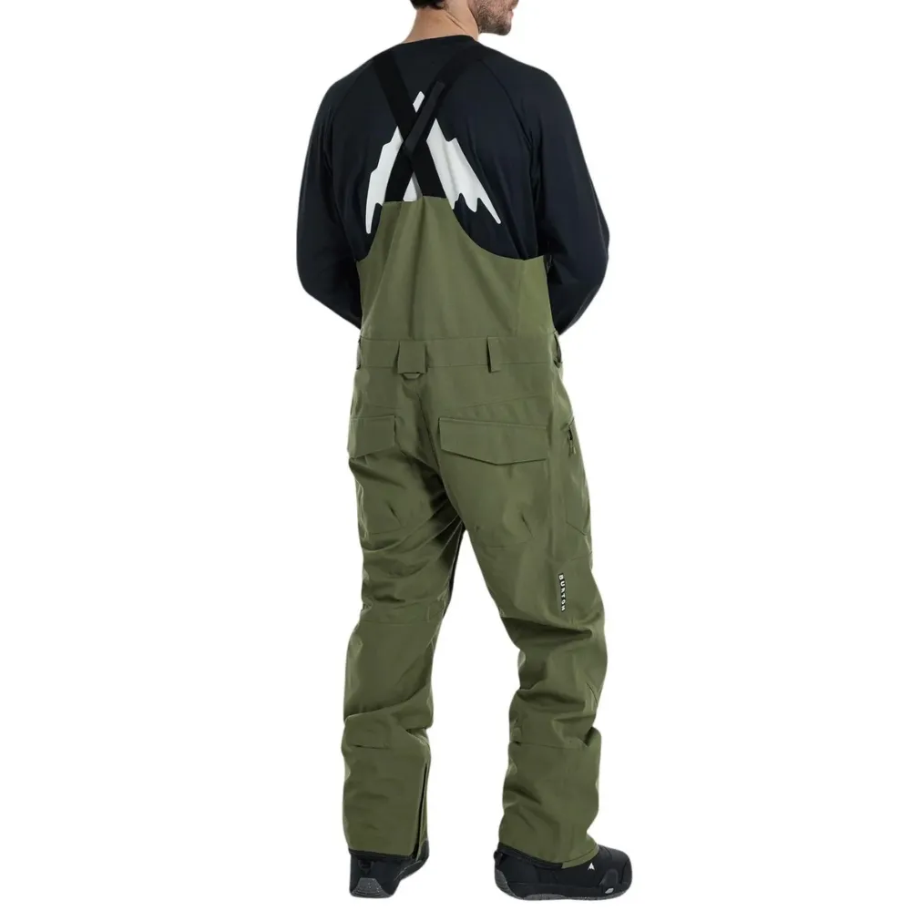 Burton Men's Reserve Bib Pants Forest Moss