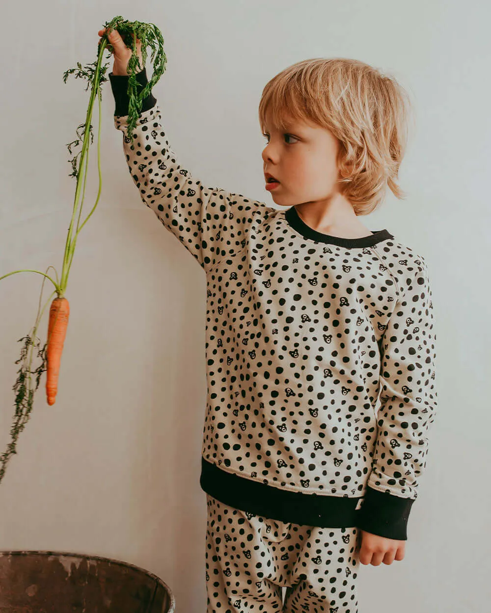 Dotty Bear Print Sweatshirt