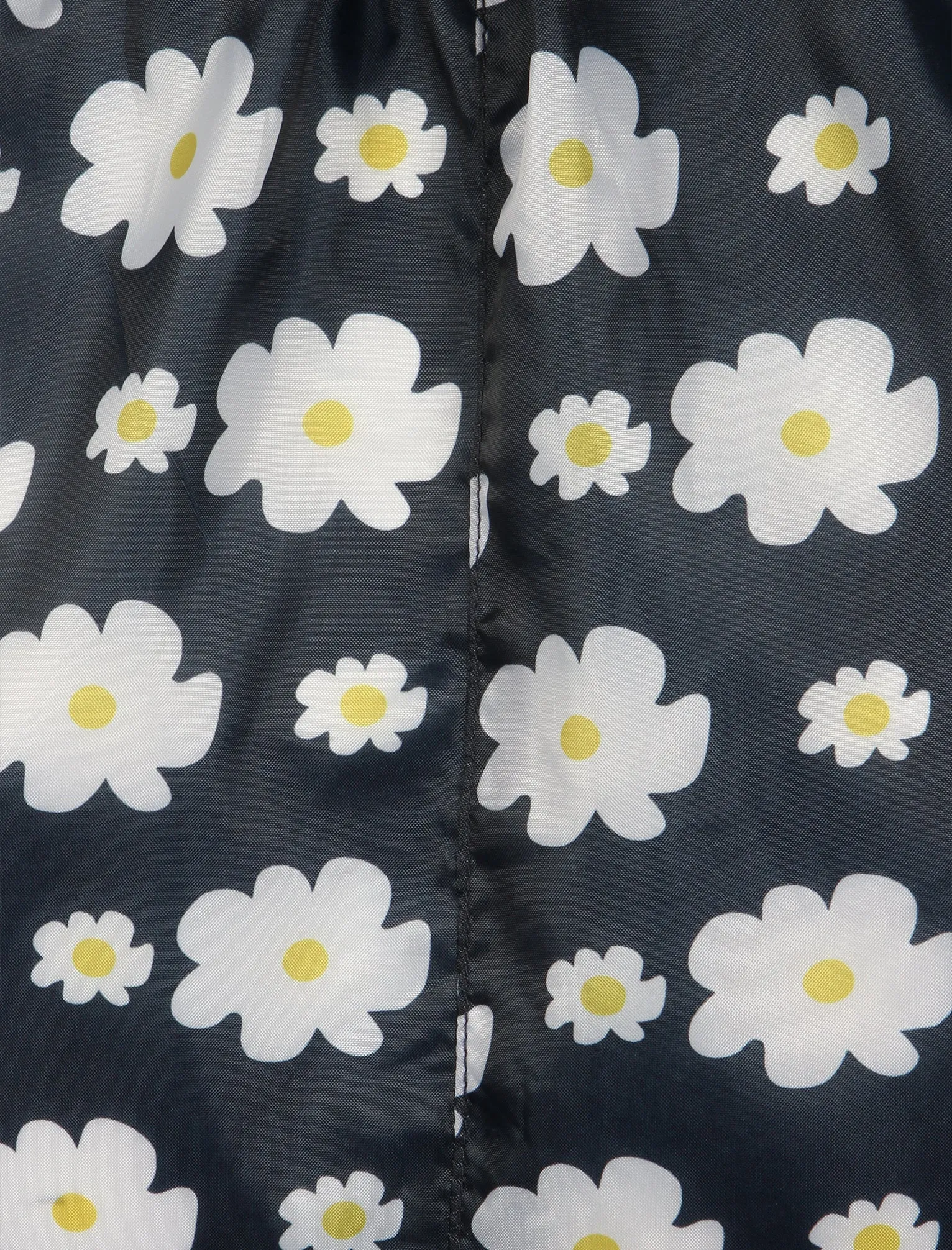 Ella Pac A Mac Lightweight Jacket in Navy Daisy Print