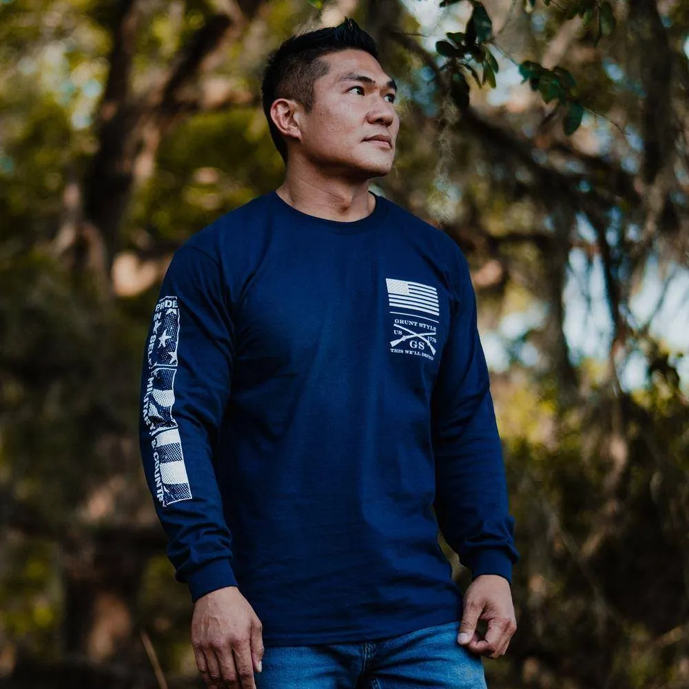 Ethos Long Sleeve - Navy