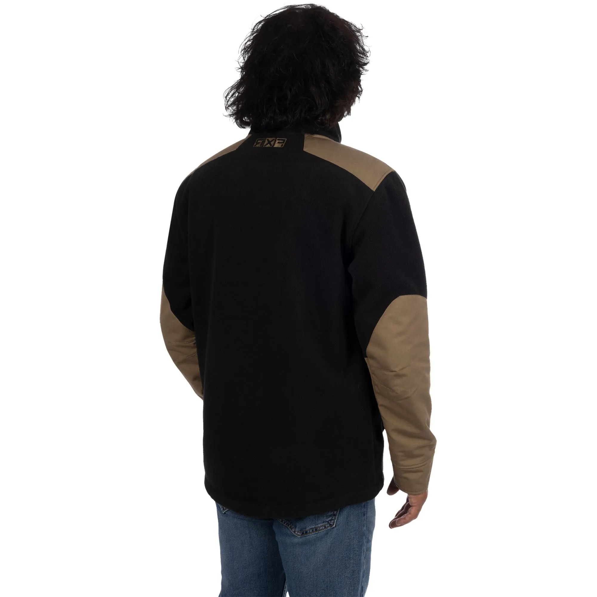 FXR Grind Fleece Snowmobile Jacket Black/Canvas