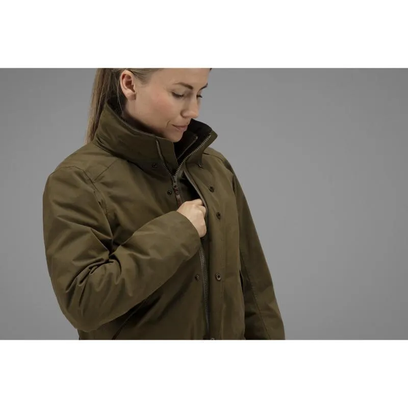 Harkila Retrieve HWS Ladies Waterproof Shooting Jacket - Warm Olive