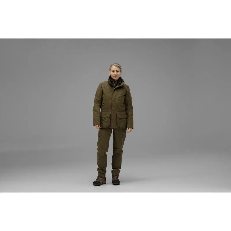 Harkila Retrieve HWS Ladies Waterproof Shooting Jacket - Warm Olive