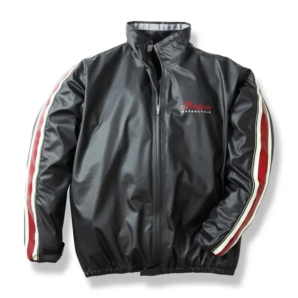 Indian Motorcycle Rain Suit Jacket Black