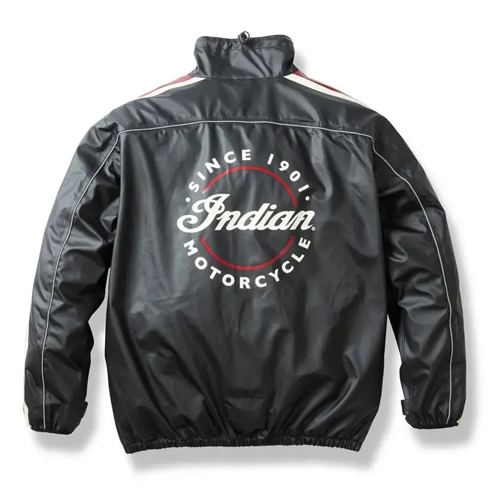 Indian Motorcycle Rain Suit Jacket Black