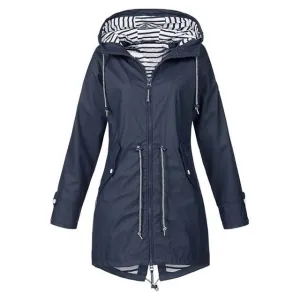 Ladies' Lightweight Waterproof Hooded Rain Jacket