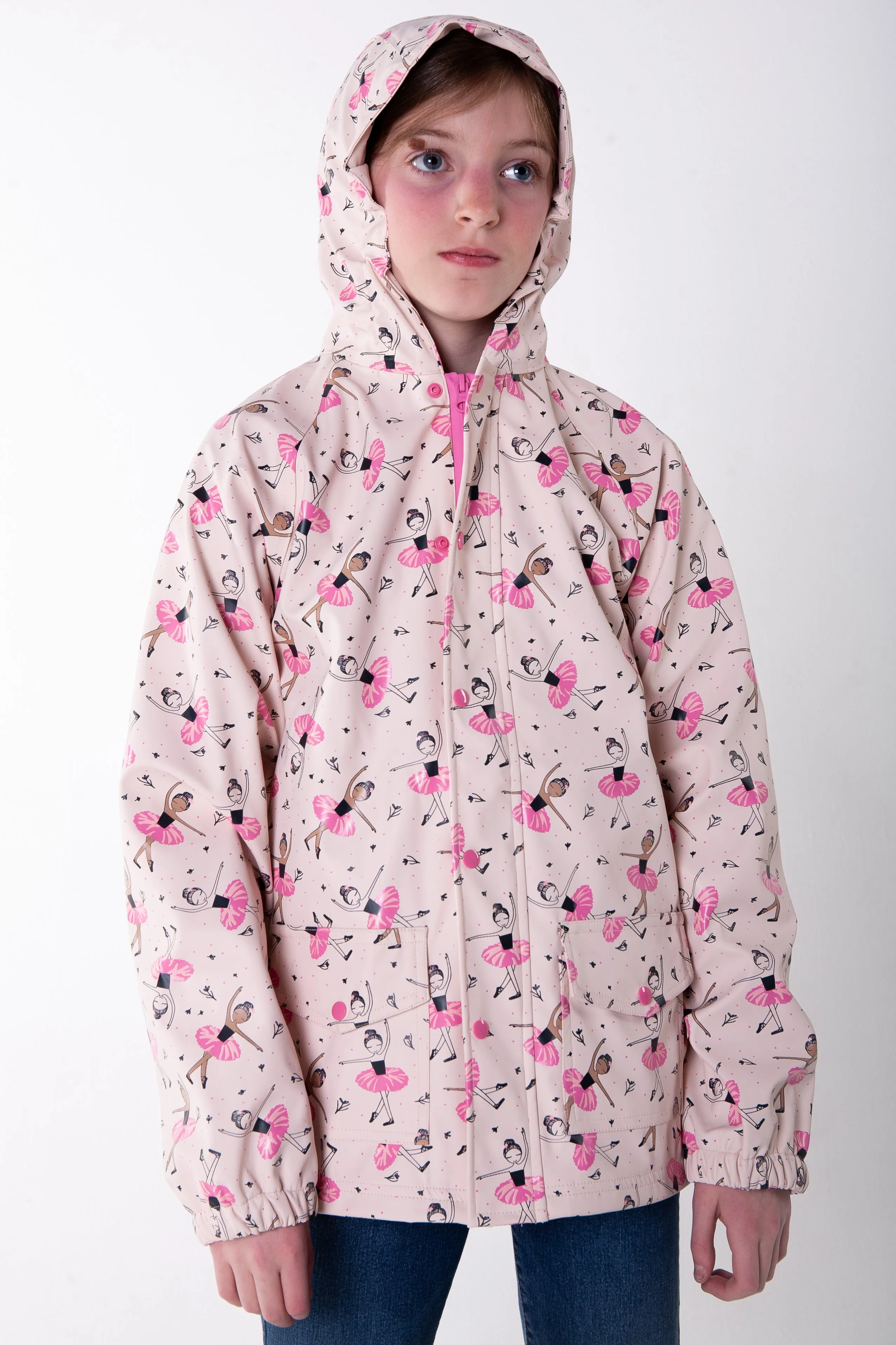 Lined Rain Jacket, Beautiful Ballerina (runs large, recommend sizing down)