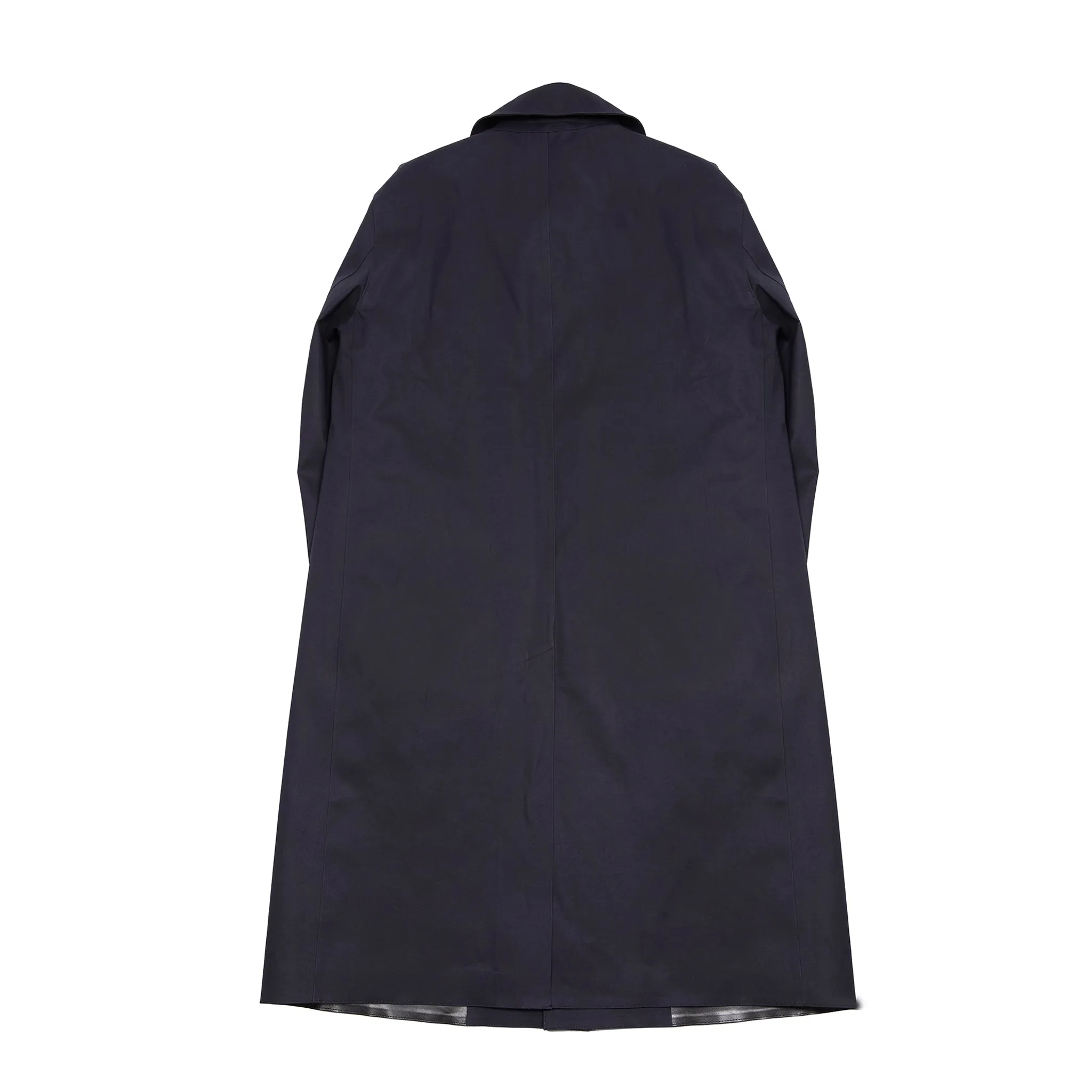 Mackintosh Dunkeld Bonded Cotton Raincoat in Navy