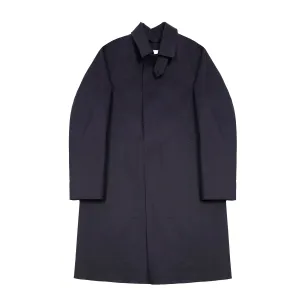 Mackintosh Dunkeld Bonded Cotton Raincoat in Navy