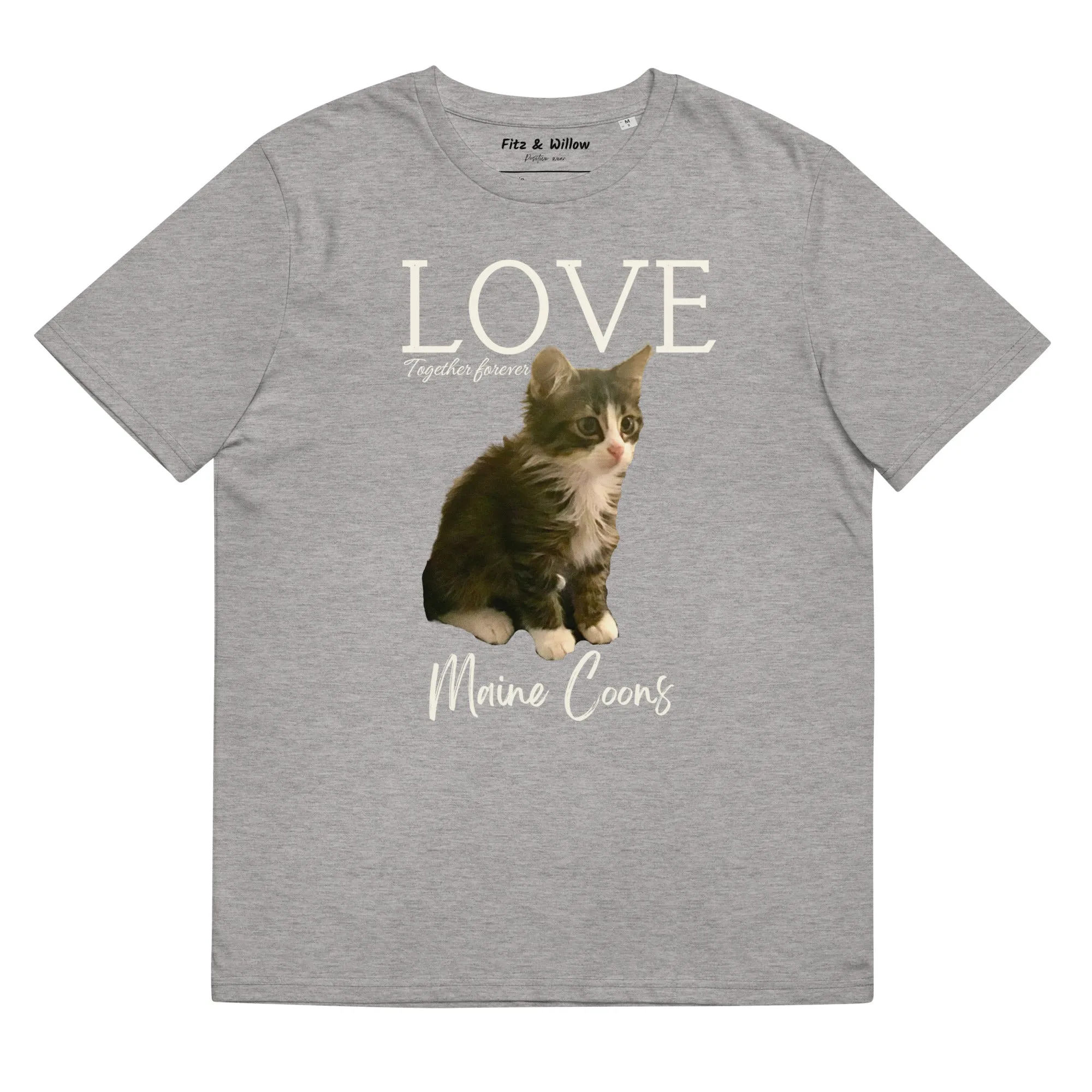 Maine Coon Cat, unisex sustainable t-shirt,