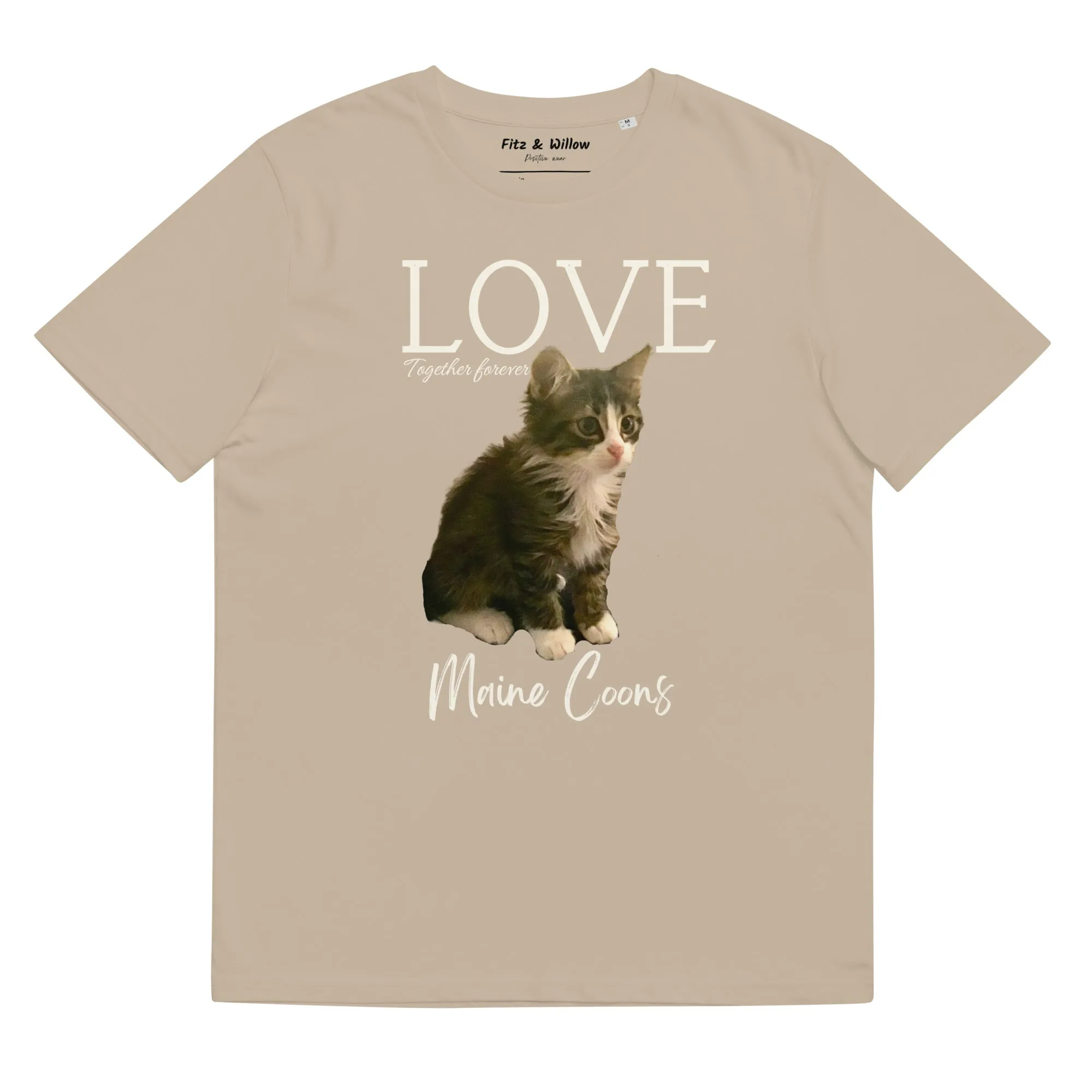 Maine Coon Cat, unisex sustainable t-shirt,