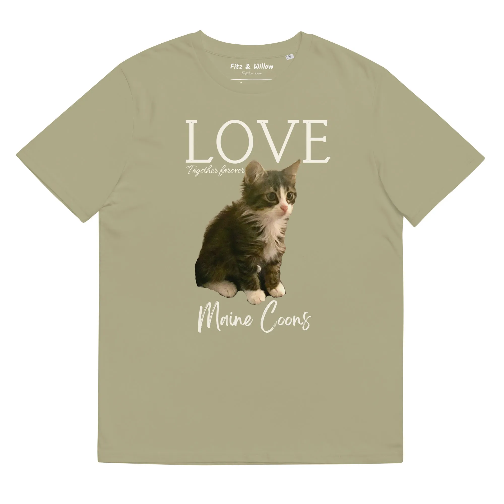 Maine Coon Cat, unisex sustainable t-shirt,