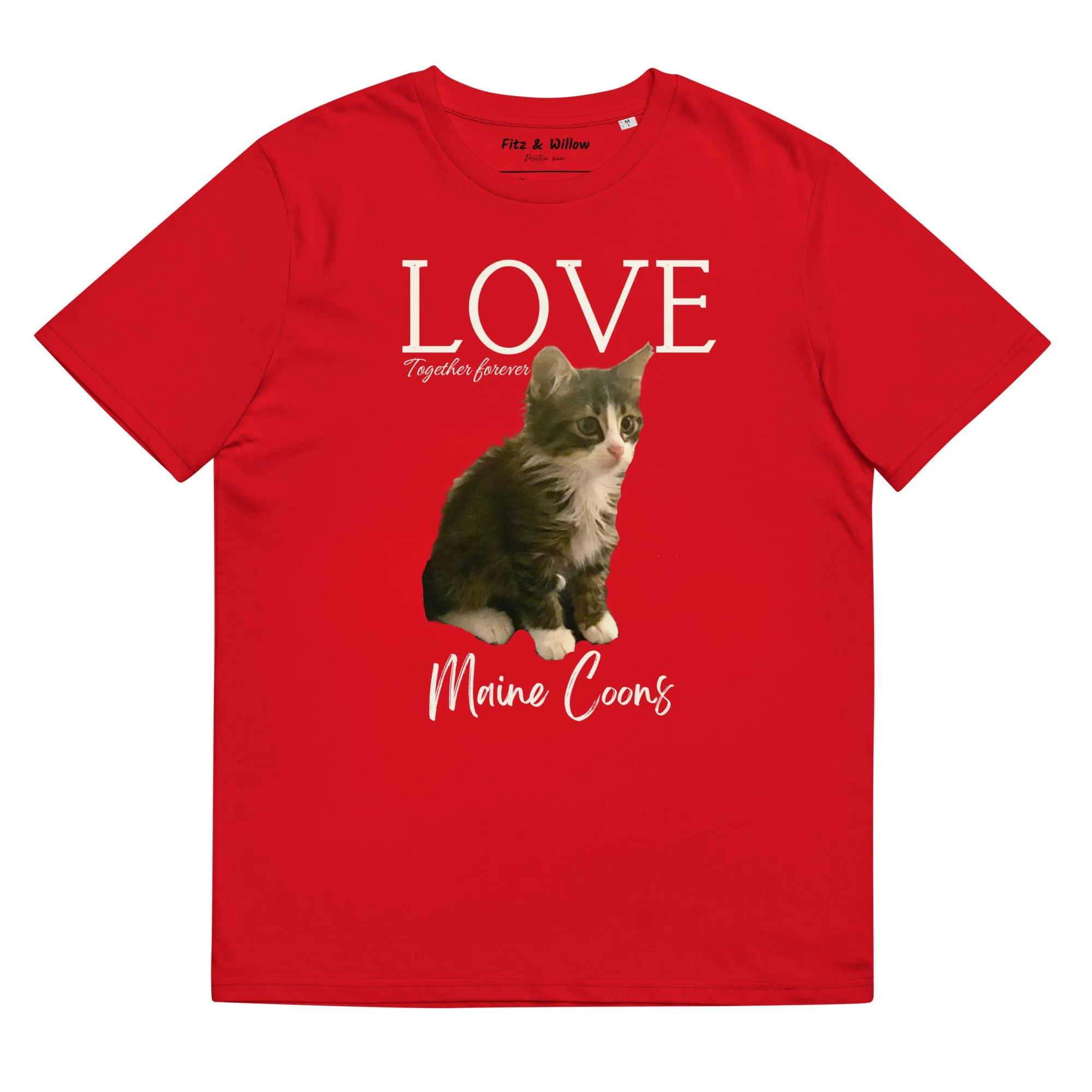 Maine Coon Cat, unisex sustainable t-shirt,