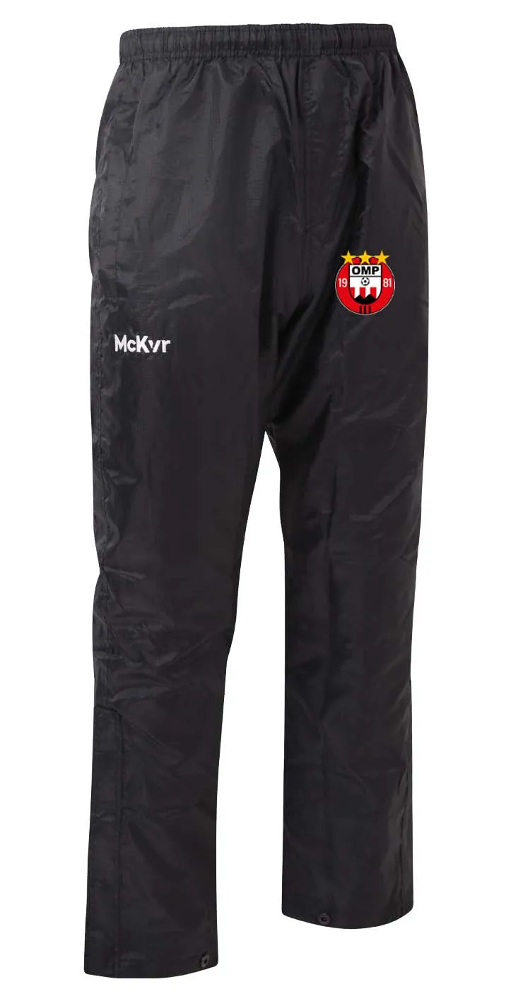 Mc Keever OMP United Core 22 Rain Pants - Youth - Black