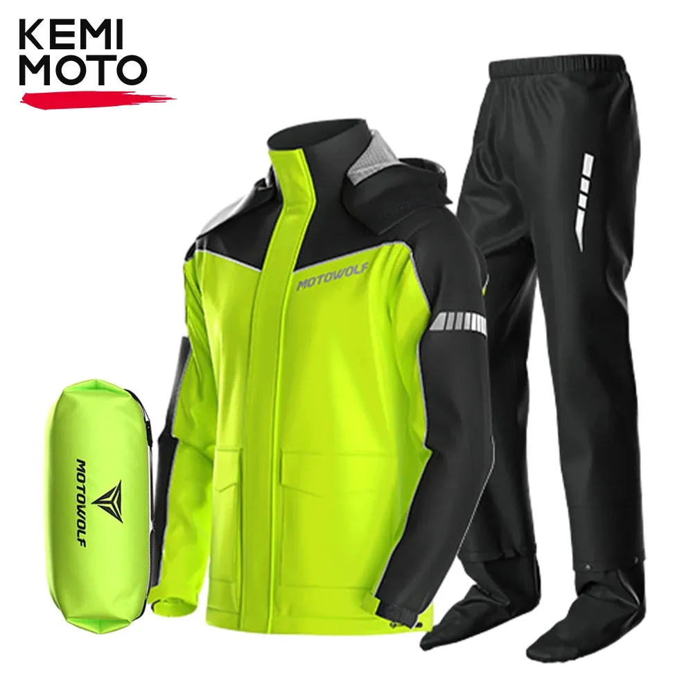 Men's Oxford Waterproof Motorcycle Rain Gear