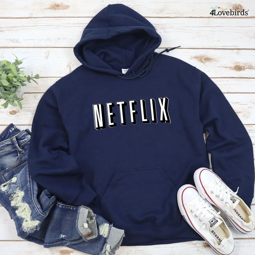 Netflix and Chill Parody: Matching Set for Couples, Ideal Valentine or Halloween Costume