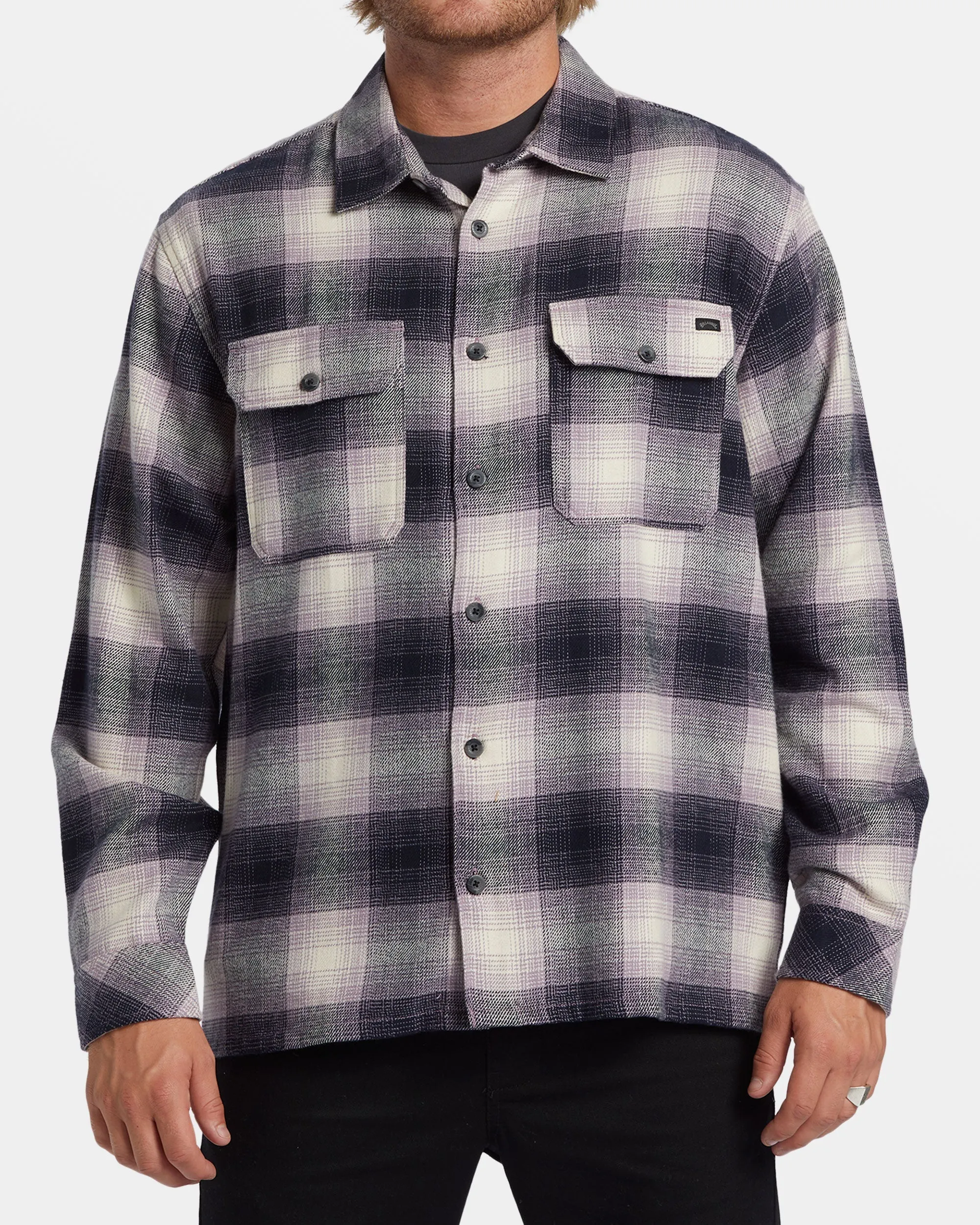 Offshore Flannel Shirt - Purple Ash