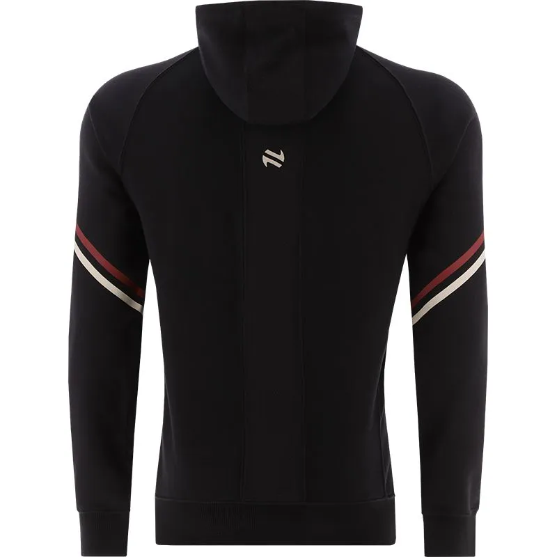 O’Neills Kids Down GAA Weston Fleece 1/2 Zip Hoodie Black/Red/Beige