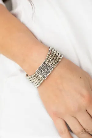 Paparazzi Bracelet ~ Star-Studded Showcase - Silver