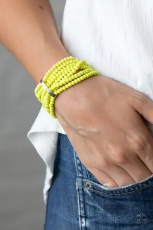 Paparazzi Bracelet ~ Thank Me LAYER - Yellow