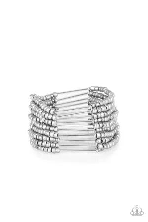 Paparazzi Rural Retreat - Silver Bracelet