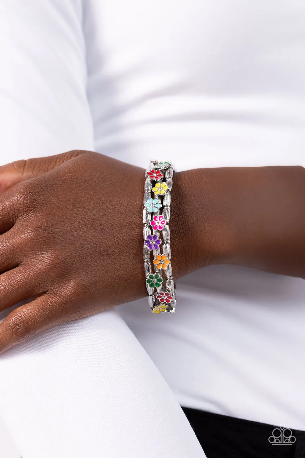 Paparazzi Scattered Springtime Multi Bracelet