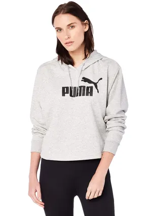 Puma Womens ESS Cropped Logo Hoodie FL <br> 586869 04