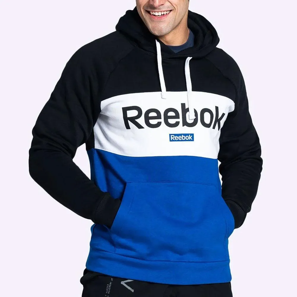 Reebok - Men's Training Essentials Linear Logo Hoodie - Black