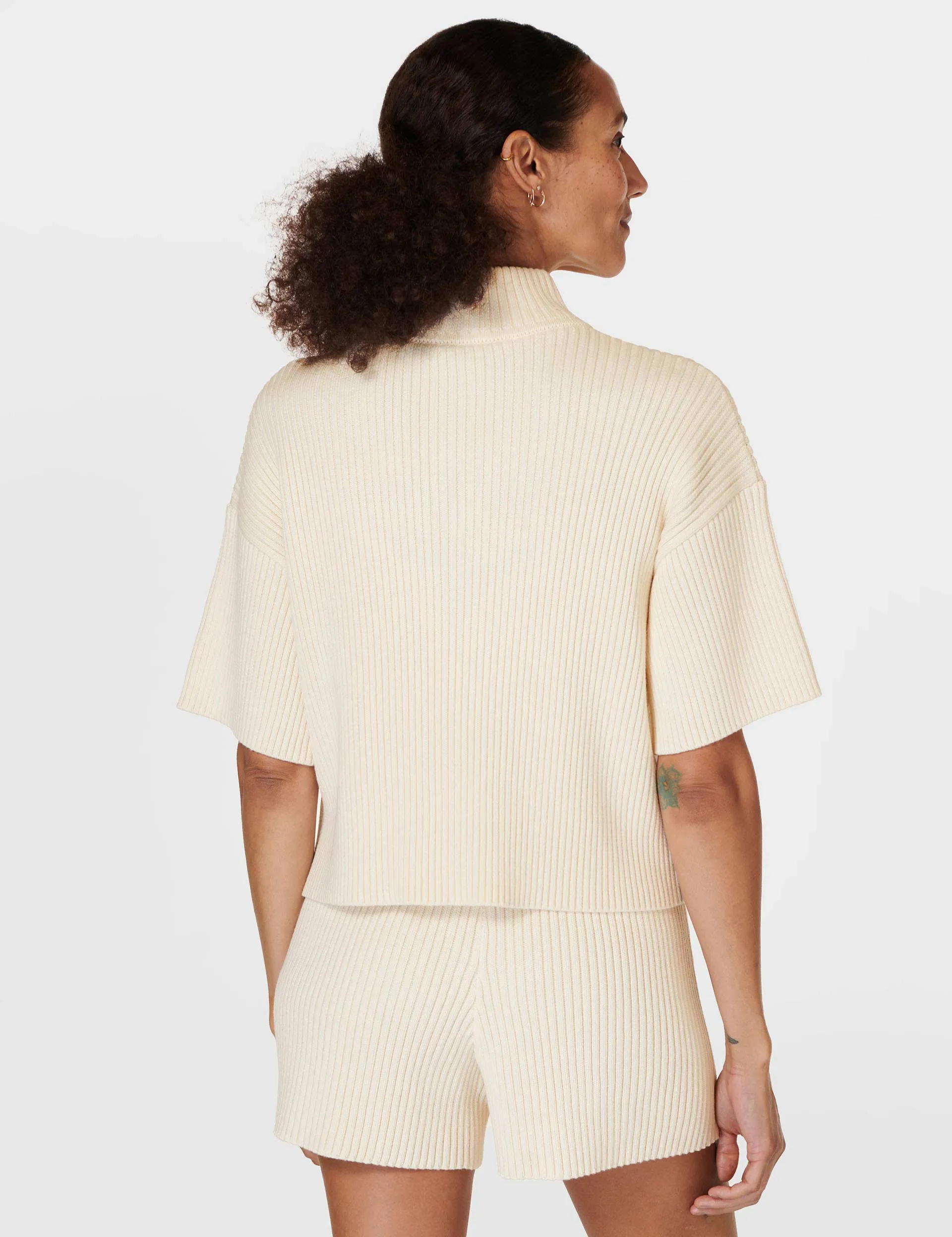 Retreat Rib Sweater - Studio White