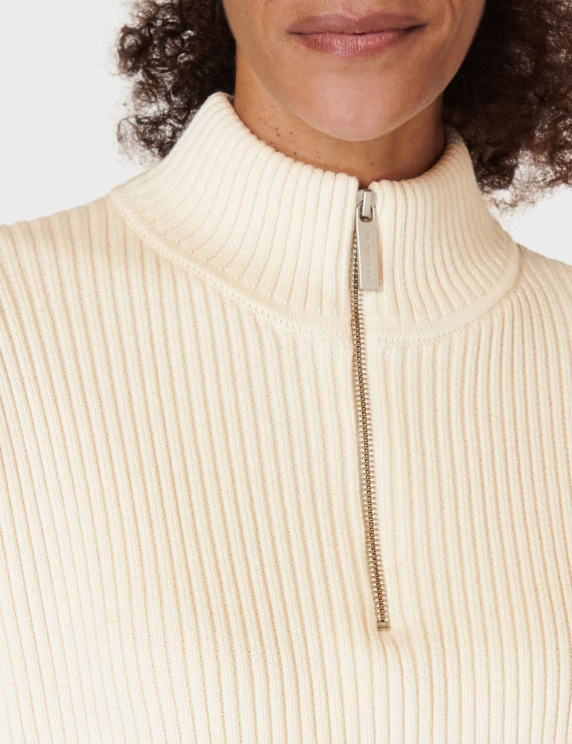 Retreat Rib Sweater - Studio White