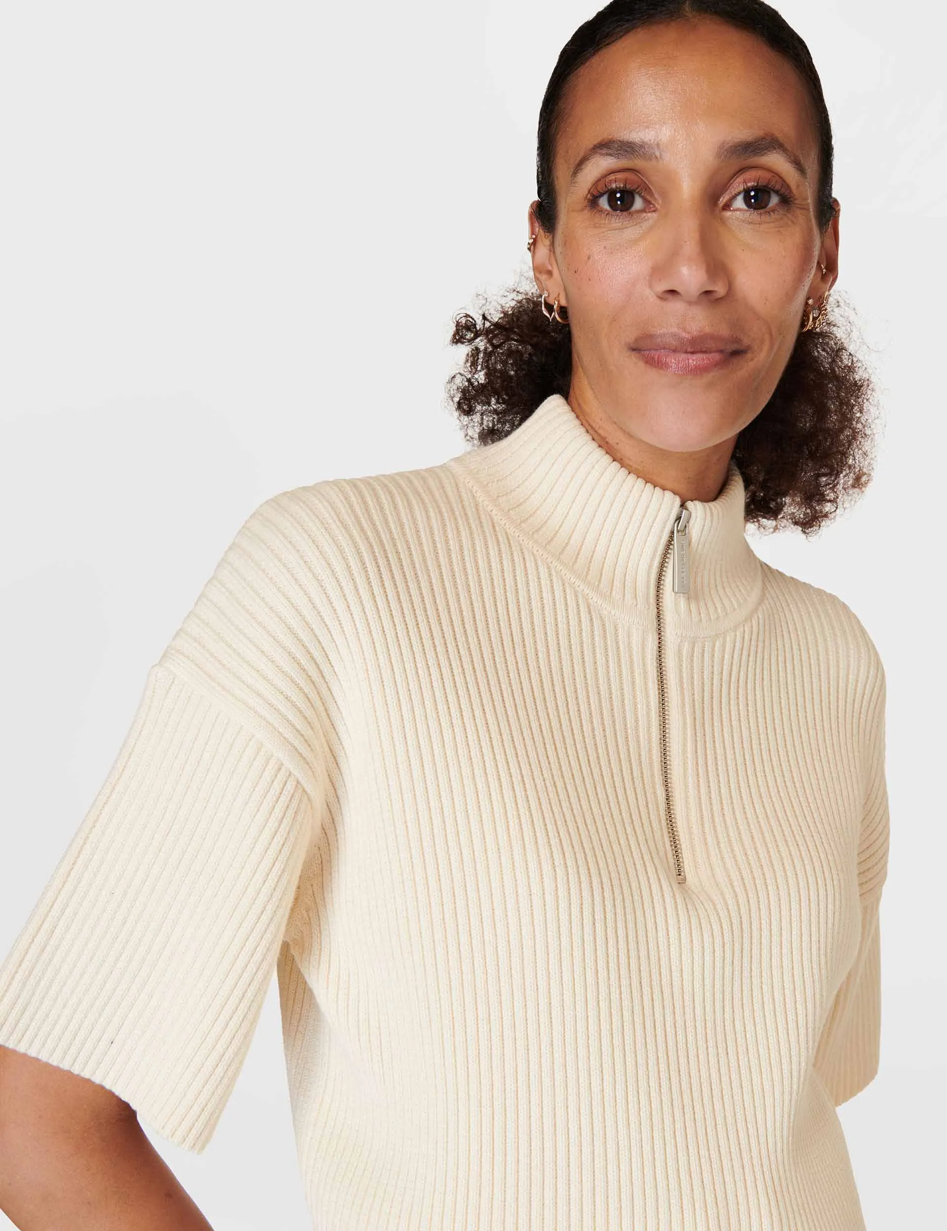 Retreat Rib Sweater - Studio White