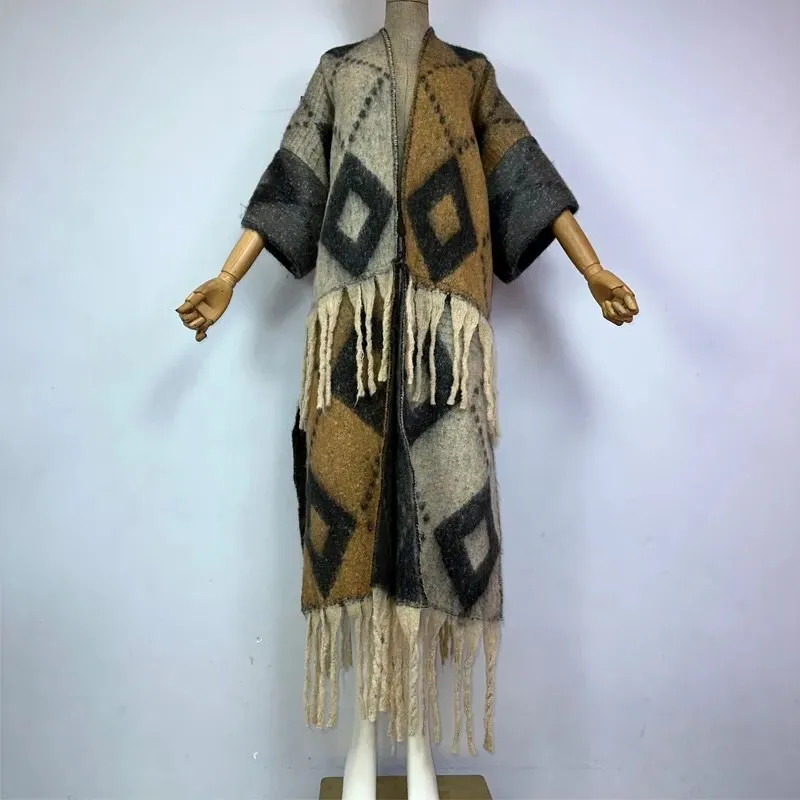 Royal Diamond Wool Kimono