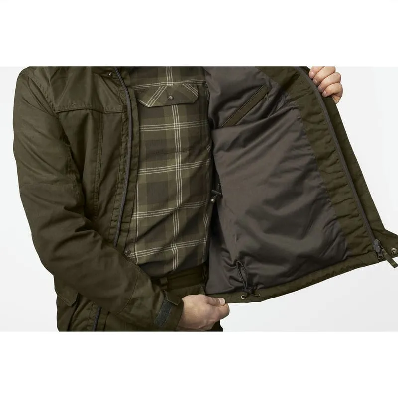 Seeland Key-Point Elements Mens SEETEX Waterproof Jacket - Pine Green/Dark Brown