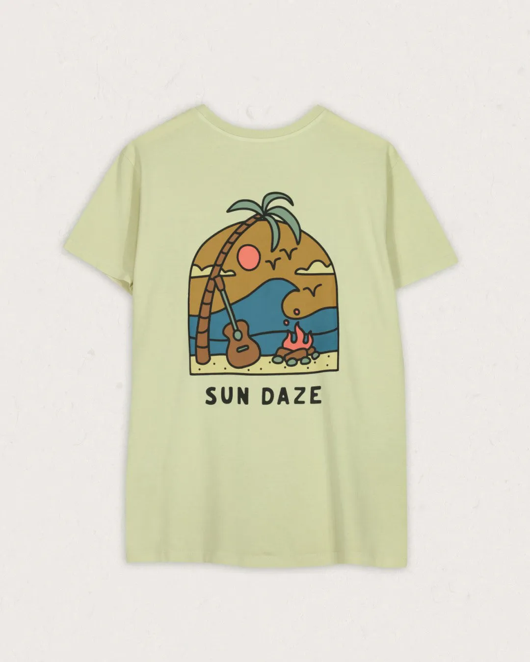 Sundaze Recycled Cotton T-Shirt - Tender Greens