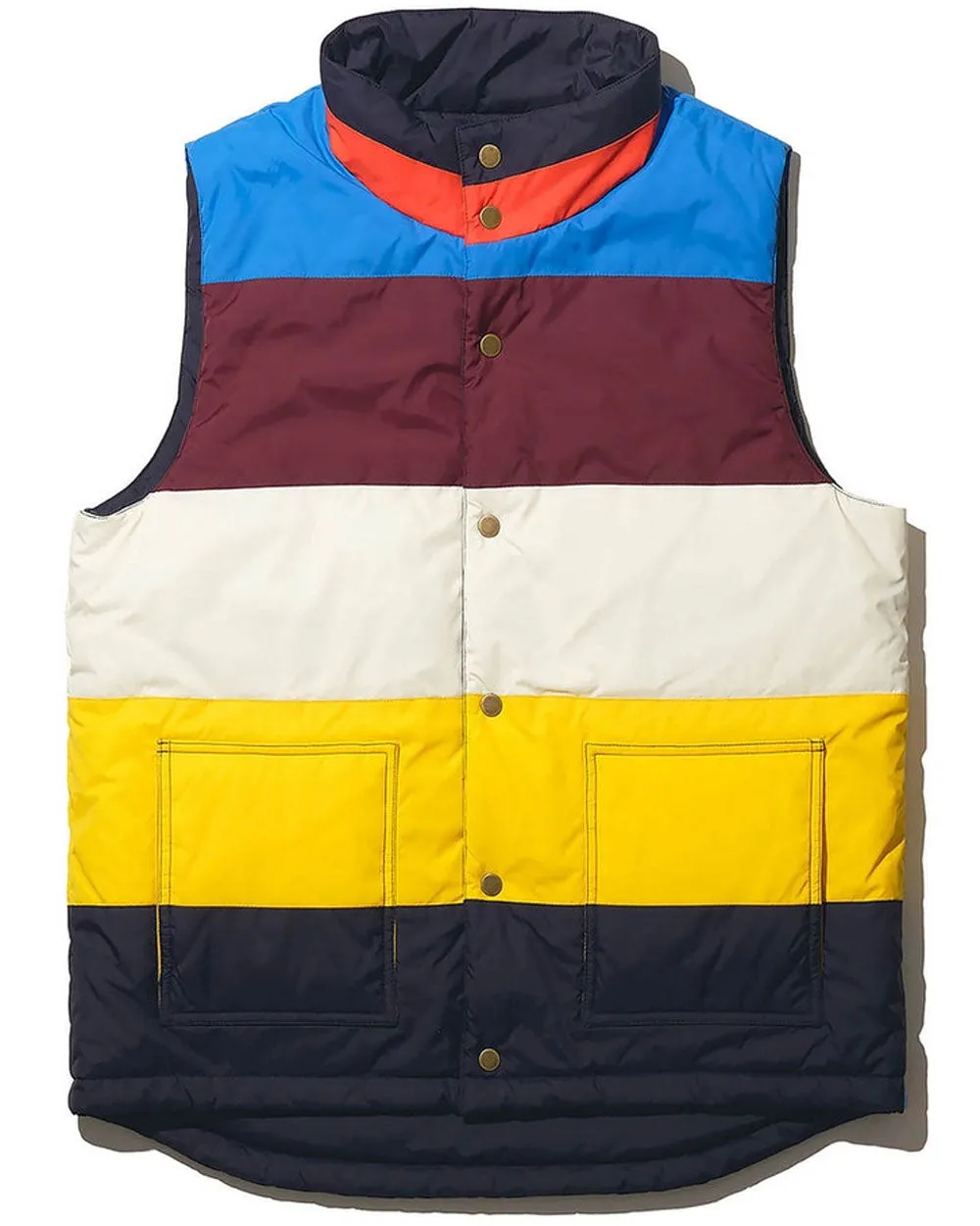 The Simon Vest in Multi Stripe