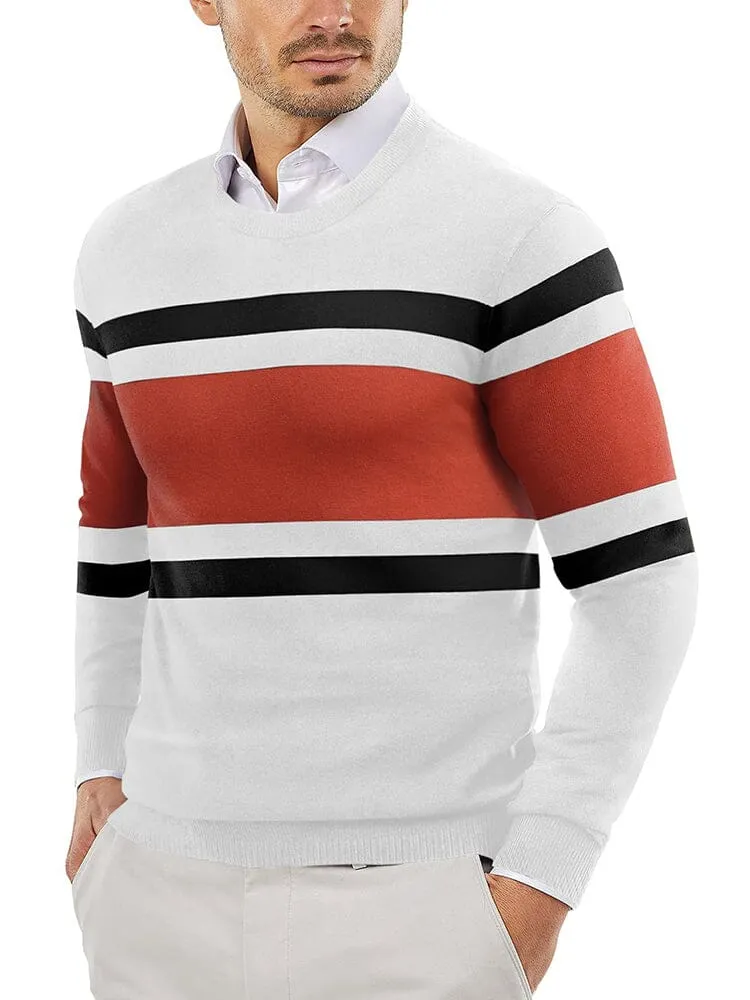 Trendy Crew Neck Pullover Knitted Sweater (US Only)