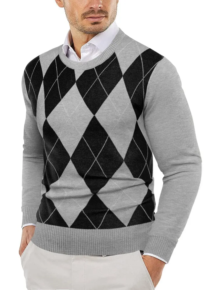 Trendy Crew Neck Pullover Knitted Sweater (US Only)