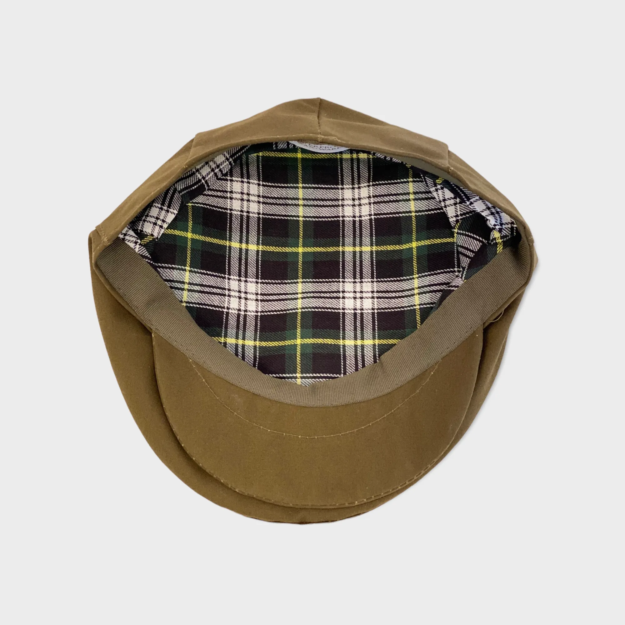 Waterproof Wax Ware Flat Cap - Olive