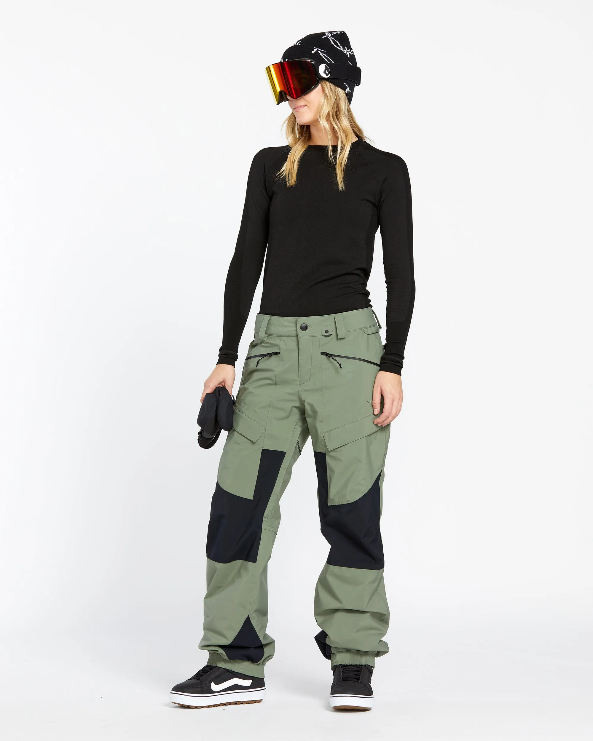 Womens V.Co At Stretch Gore-Tex Pants - Lichen Green